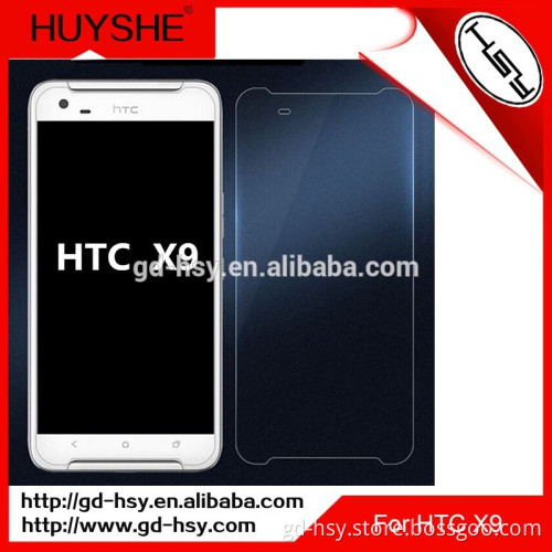 Factory In Shenzhen Gold Supplier 2.5D Arc Edge Glass Screen Film for HTC One X9 5.5'' Tempered Glass Screen Protector